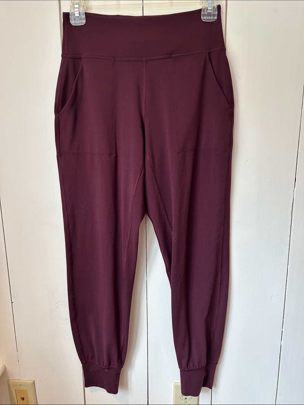 lululemon athletica Maroon High-Rise Jogger Pants